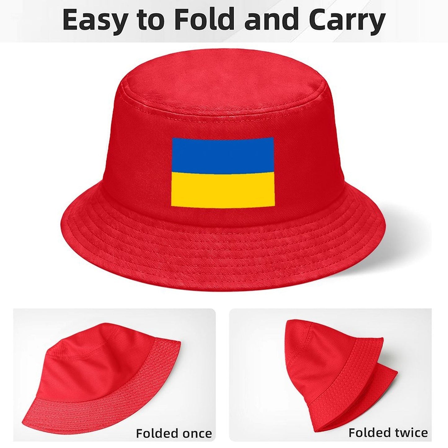Ukraine Flag Inspired Kids’ Bucket Hat | Ships from USA