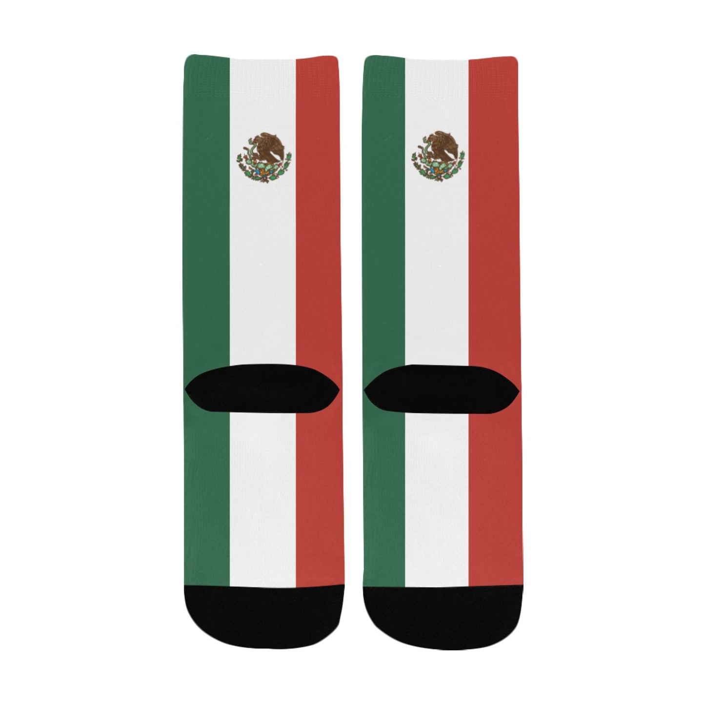 Mexico Flag Inspired Kid's Custom Socks | Ships from USA