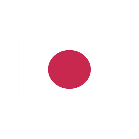 White flag with red circle from Luv My Flag.