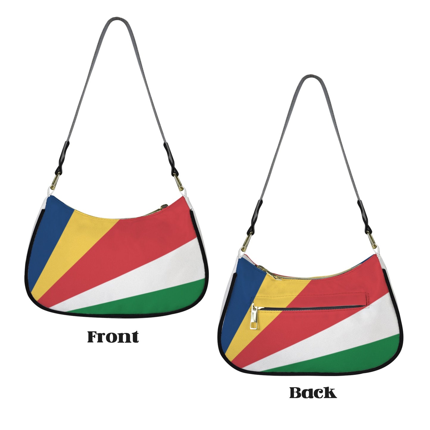 Seychelles Flag Inspired Women's Shoulder Bag