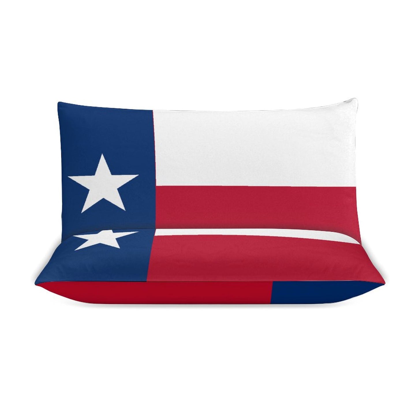 Texas Flag Inspired 3-Piece Bedding Set (1 Duvet Cover + 2 Pillow Shams) – 102"×90"