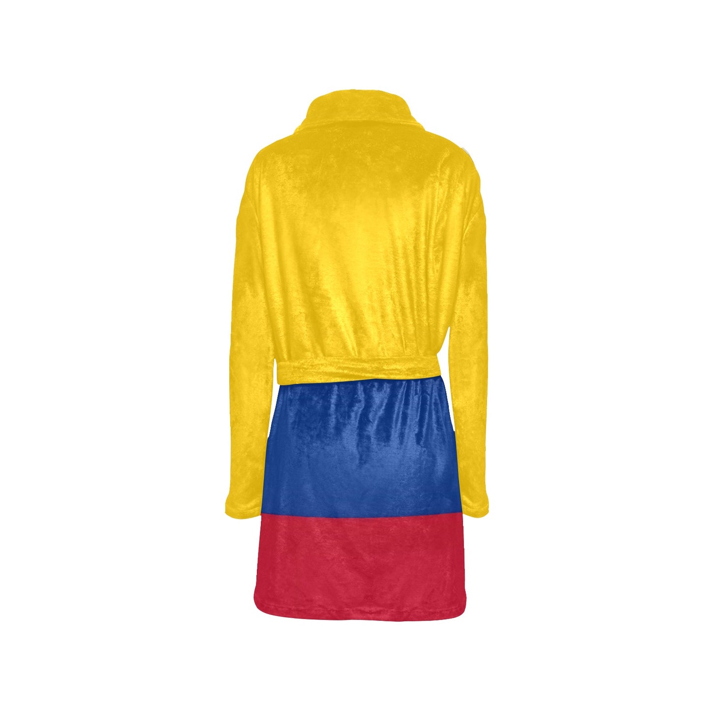 Colombia Flag Inspired Women's Fleece Robe