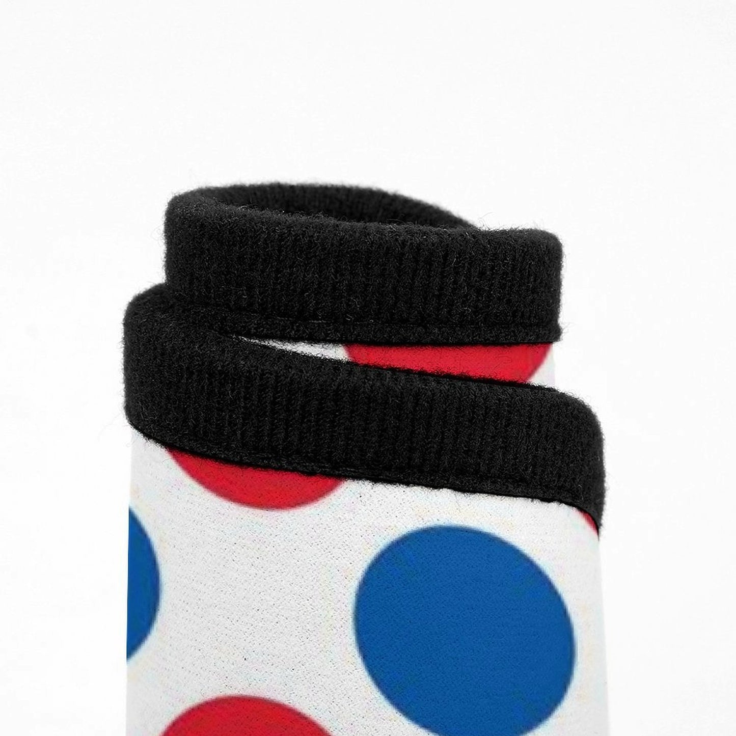 USA/American Flag Inspired Polka Dot Pattern Car Floor Mats(4pcs)