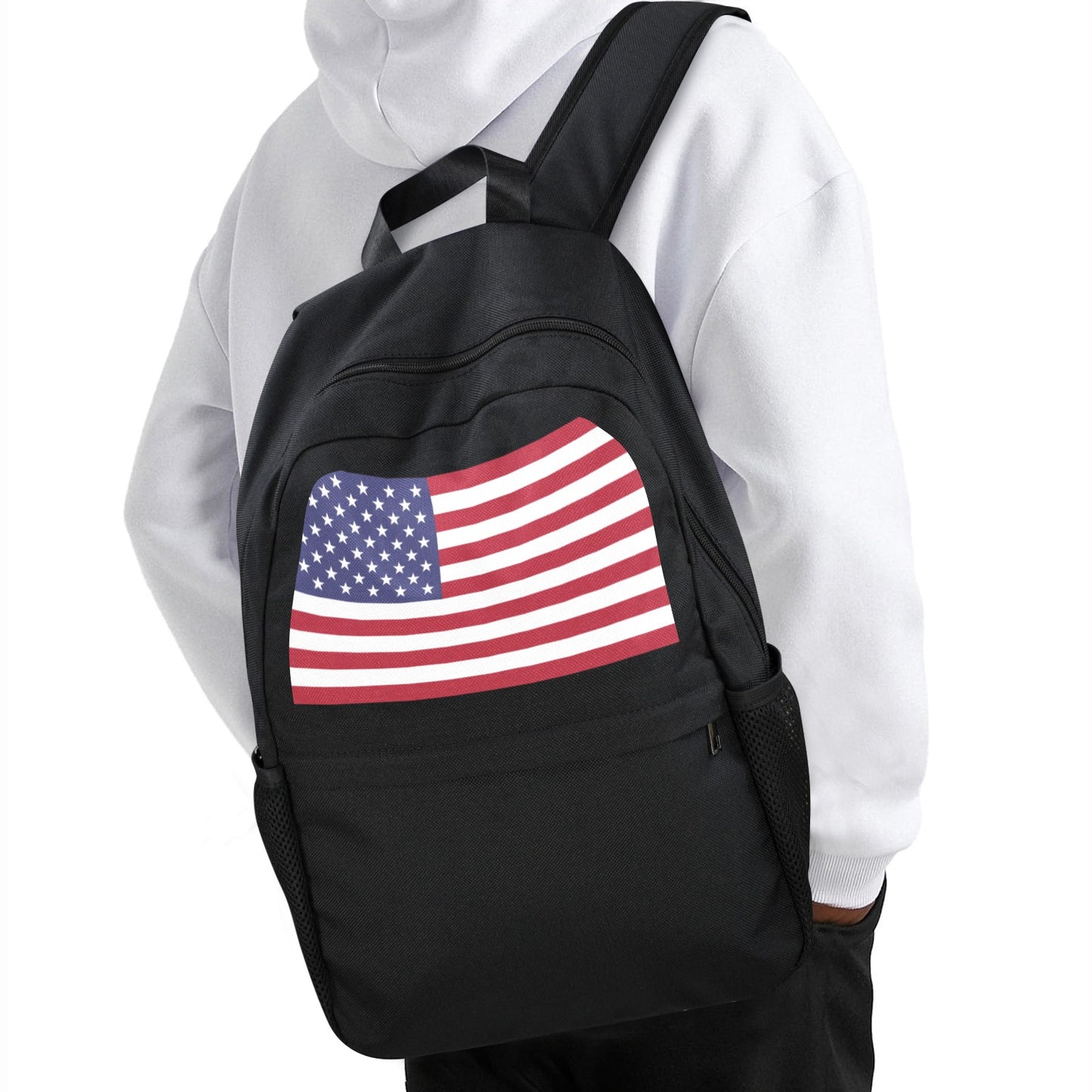 USA/American Flag Inspired Casual Backpack Printed in the USA