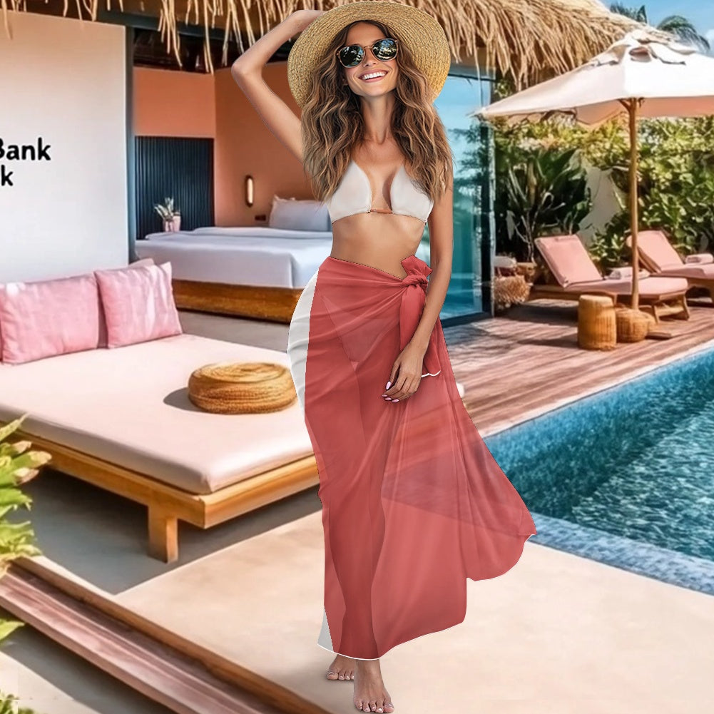 Canada Flag Inspired Bikini Cover-Up