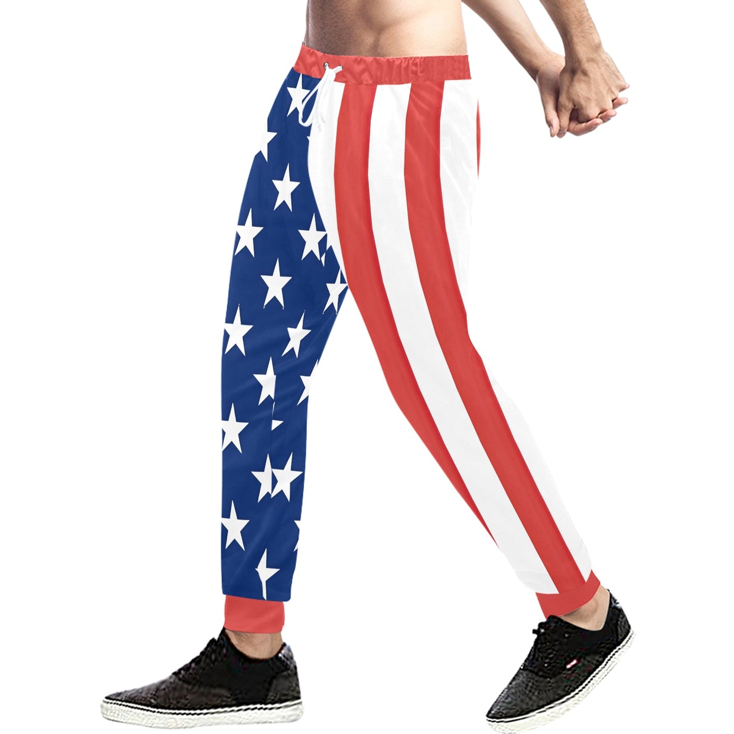 USA/American Flag Inspired All Over Print Unisex Sweatpants