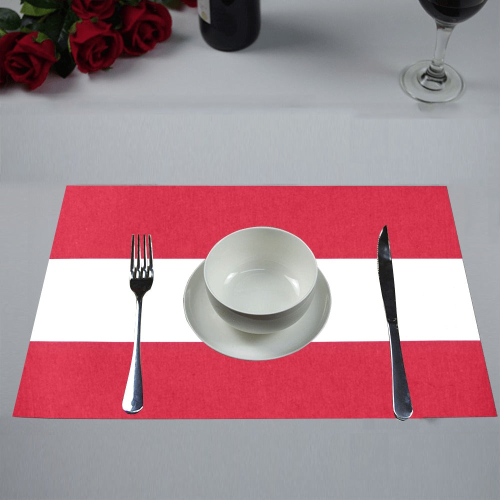 Austria Flag Placemats 12" x 18" (Set of 6)