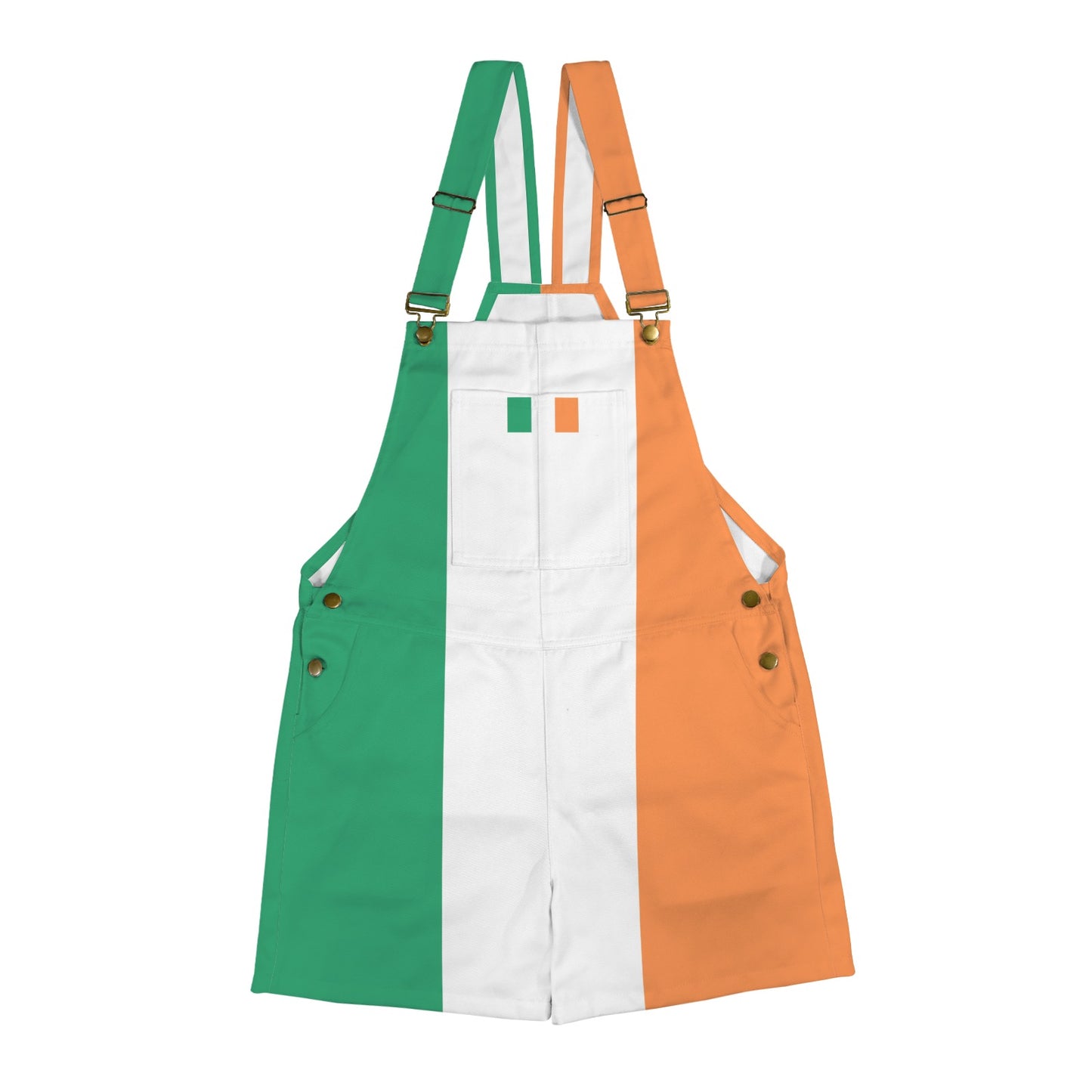 Ireland Flag Inspired Unisex Suspender Jumpsuit