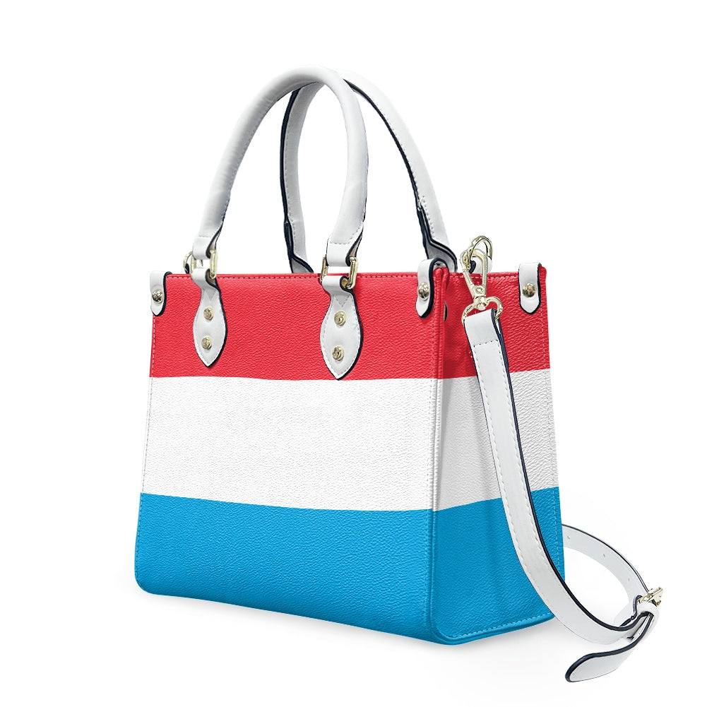 Luxembourg Flag Bag With Vogue – PU Leather Handbag for Daily Mode - Luv My Flag