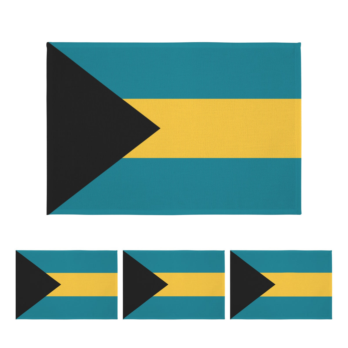 Bahamas Flag Inspired Placemat Sets
