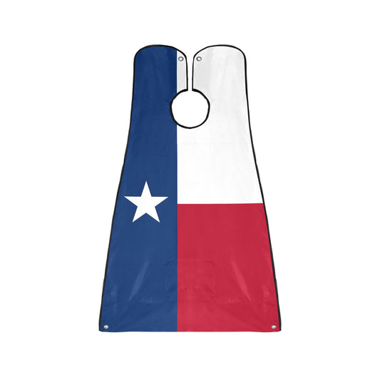 Texas Flag Beard Bib Apron for Men Shaving & Trimming