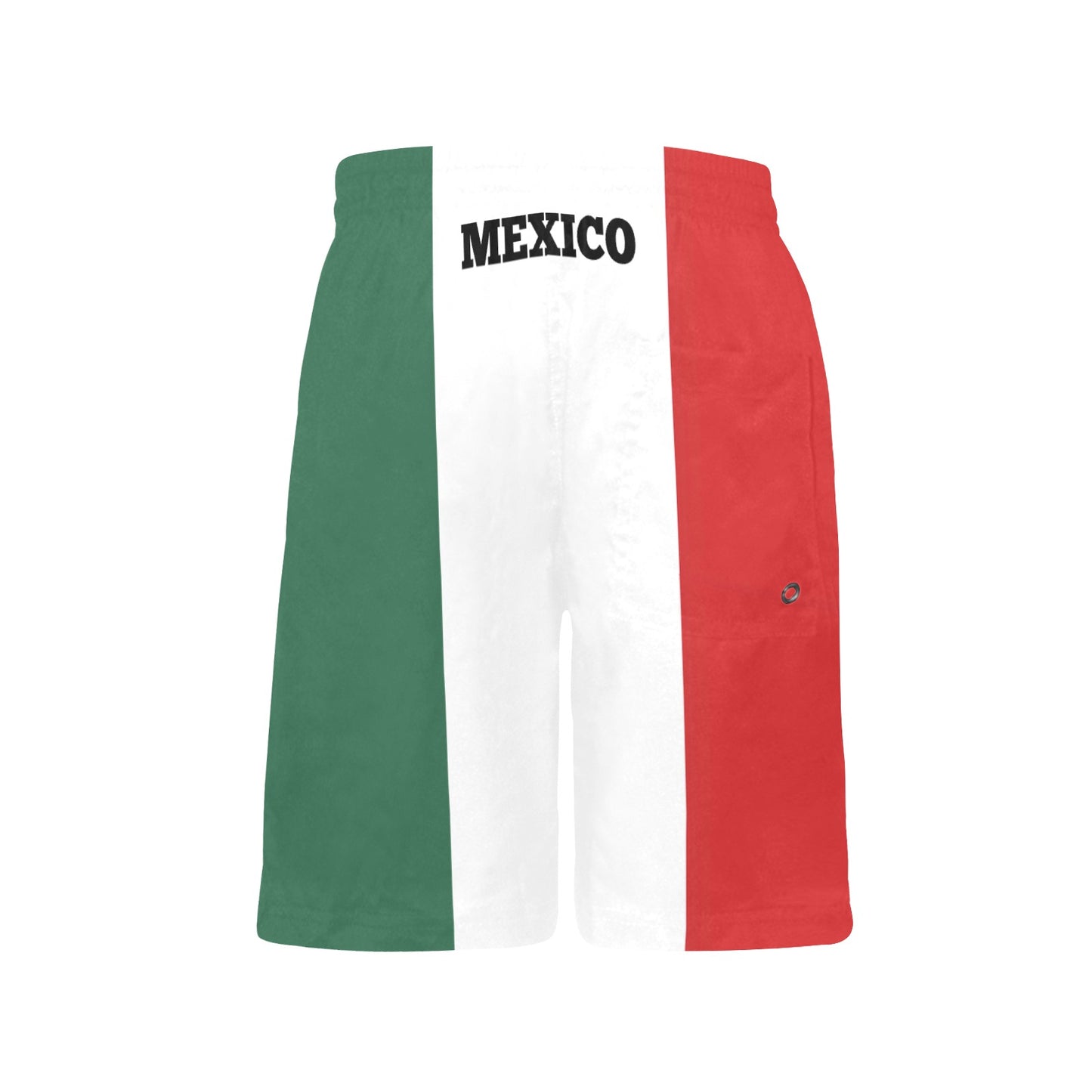 Mexico Flag Inspired Boy's Beach Shorts