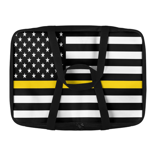 Thin Gold Linel Flag Inspired Insulated Casserole Carrier – Durable Hot & Cold Food Bag