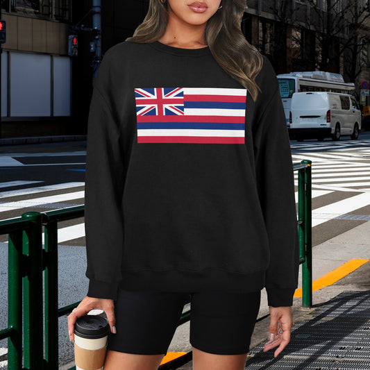 Hawaii Flag Unisex Fleece Sweatshirt (Made in the USA)