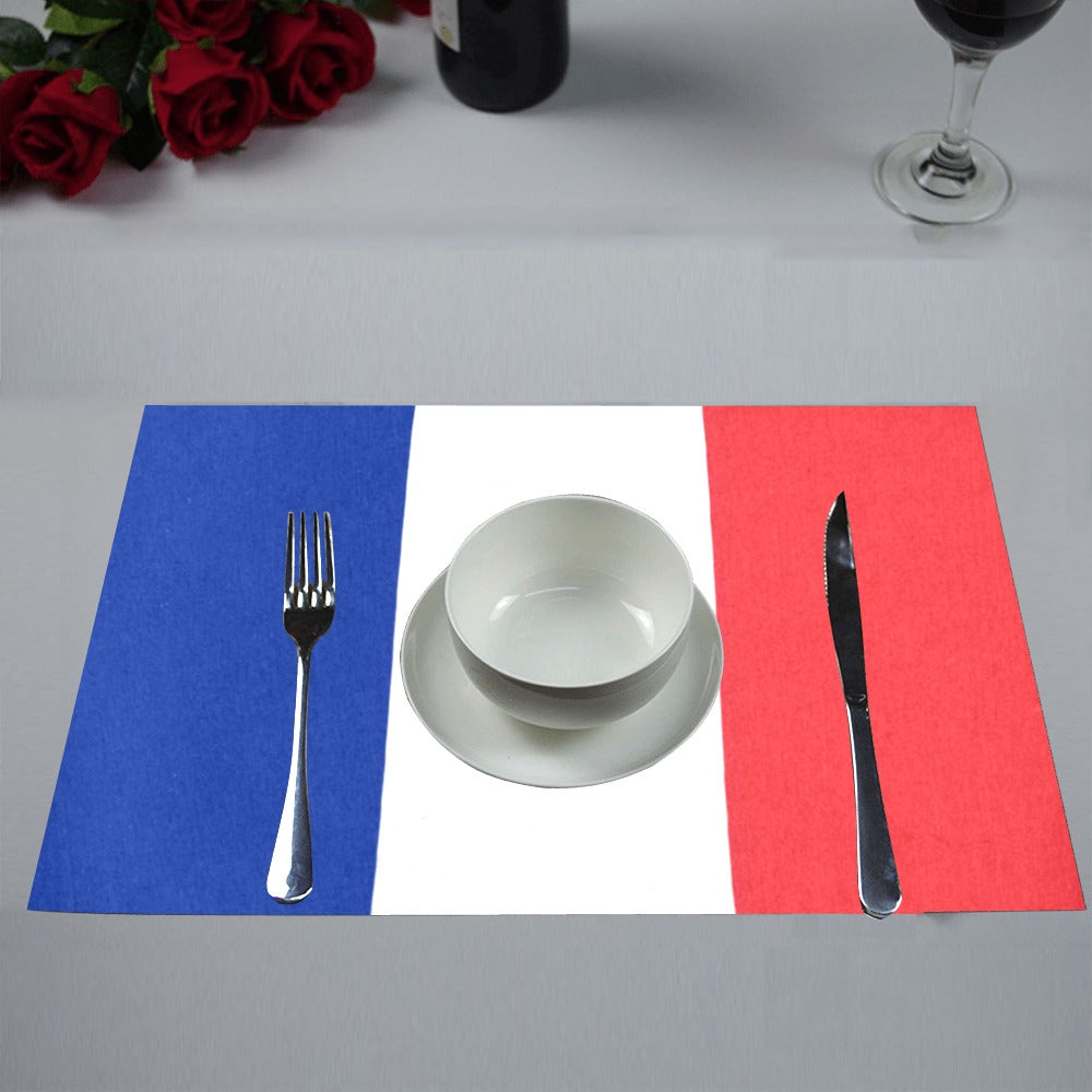 France Flag Placemats 12" x 18" (Set of 6)