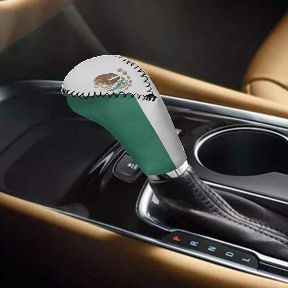 Mexico Flag Inspired Gear Lever Cover+Hand Brake Cover