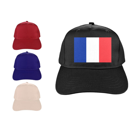 France Flag Baseball Cap (Made in USA)
