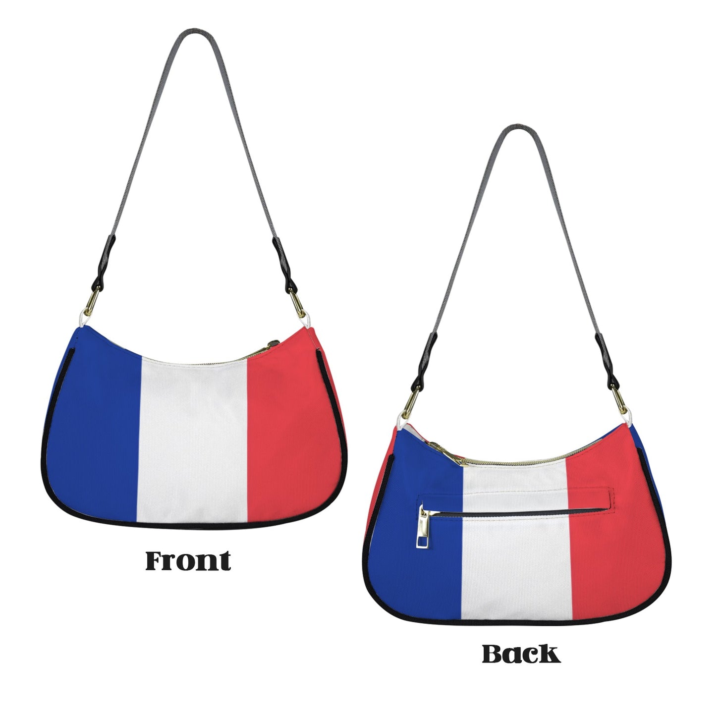 France Flag Inspired Women's Shoulder Bag