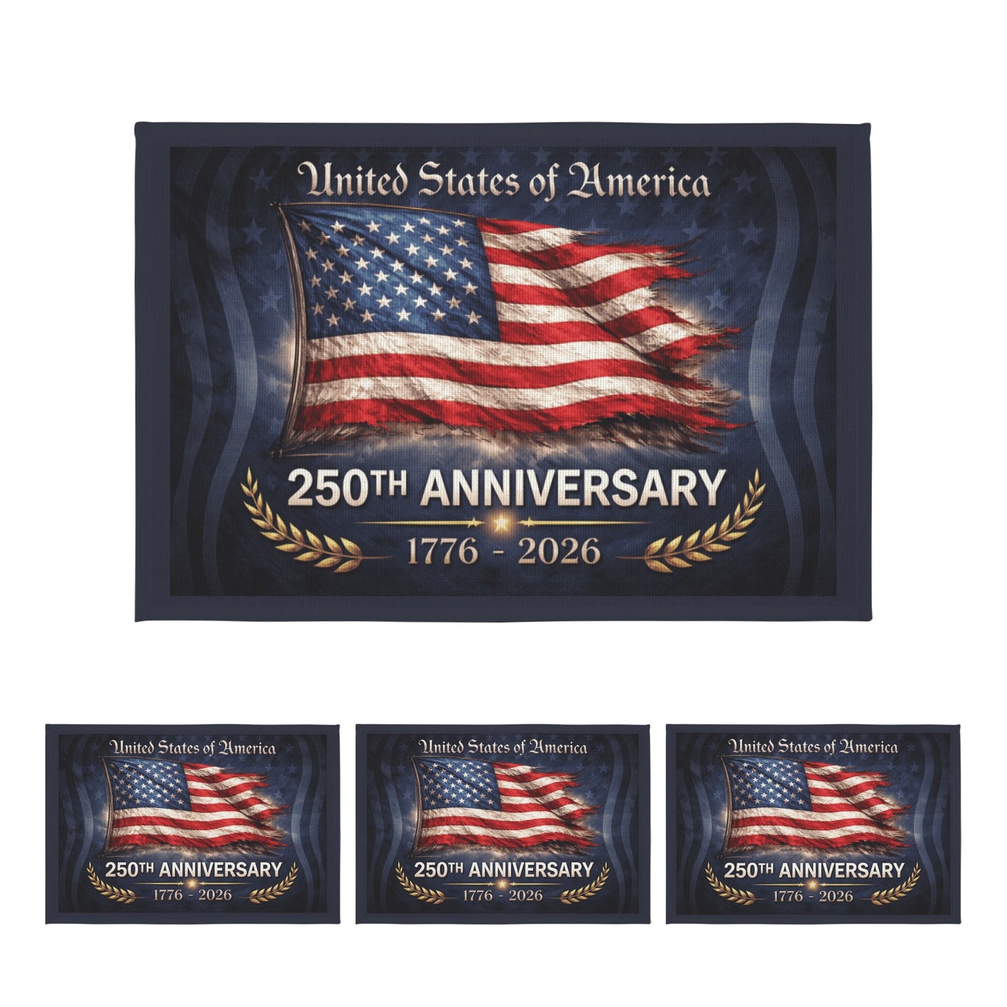 America 250 Years Anniversary Placemat Packs