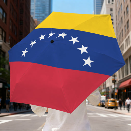 Venezuela Flag Inspired Mini Compact Umbrella