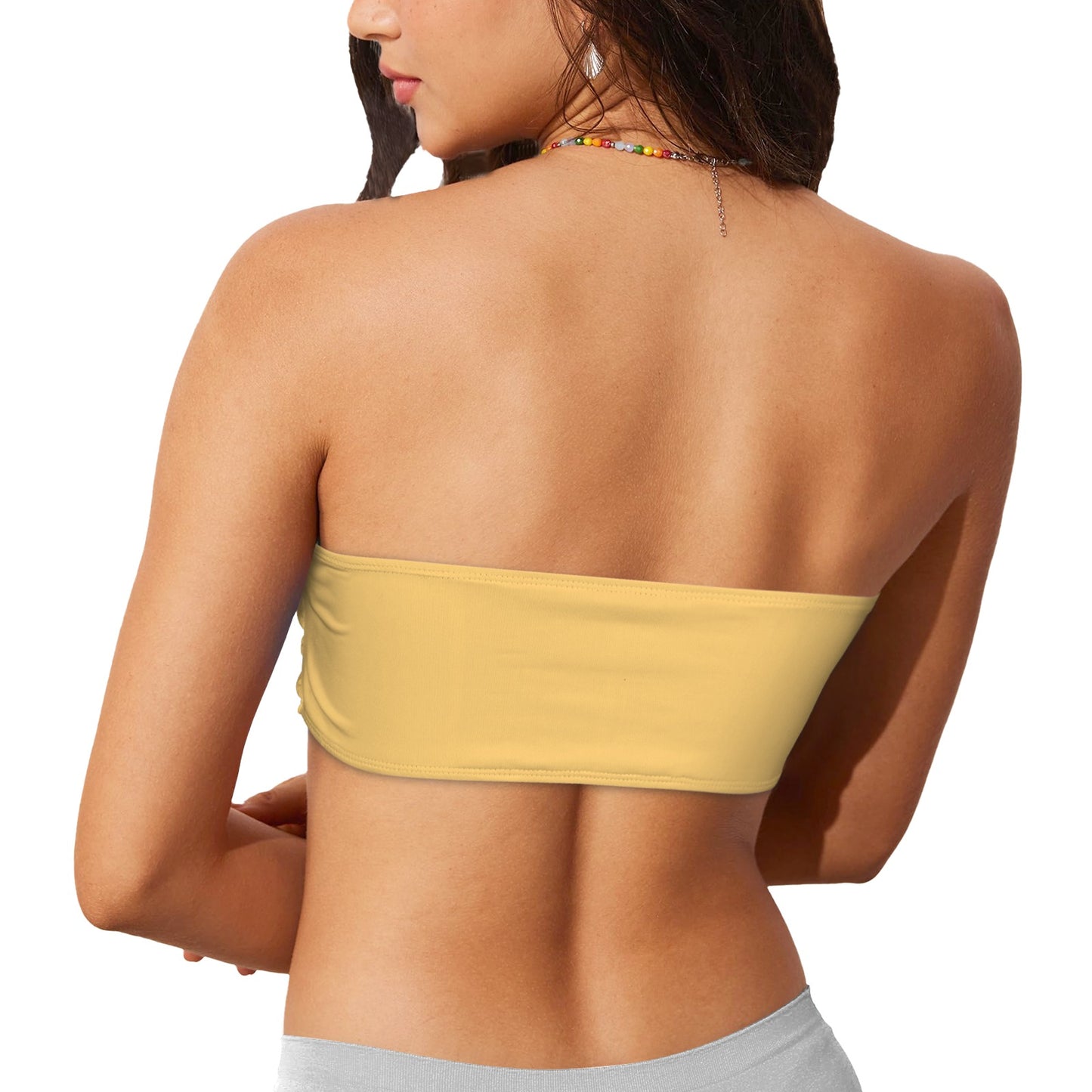 New Jersey Flag Inspired Bandeau Tube Bikini Top