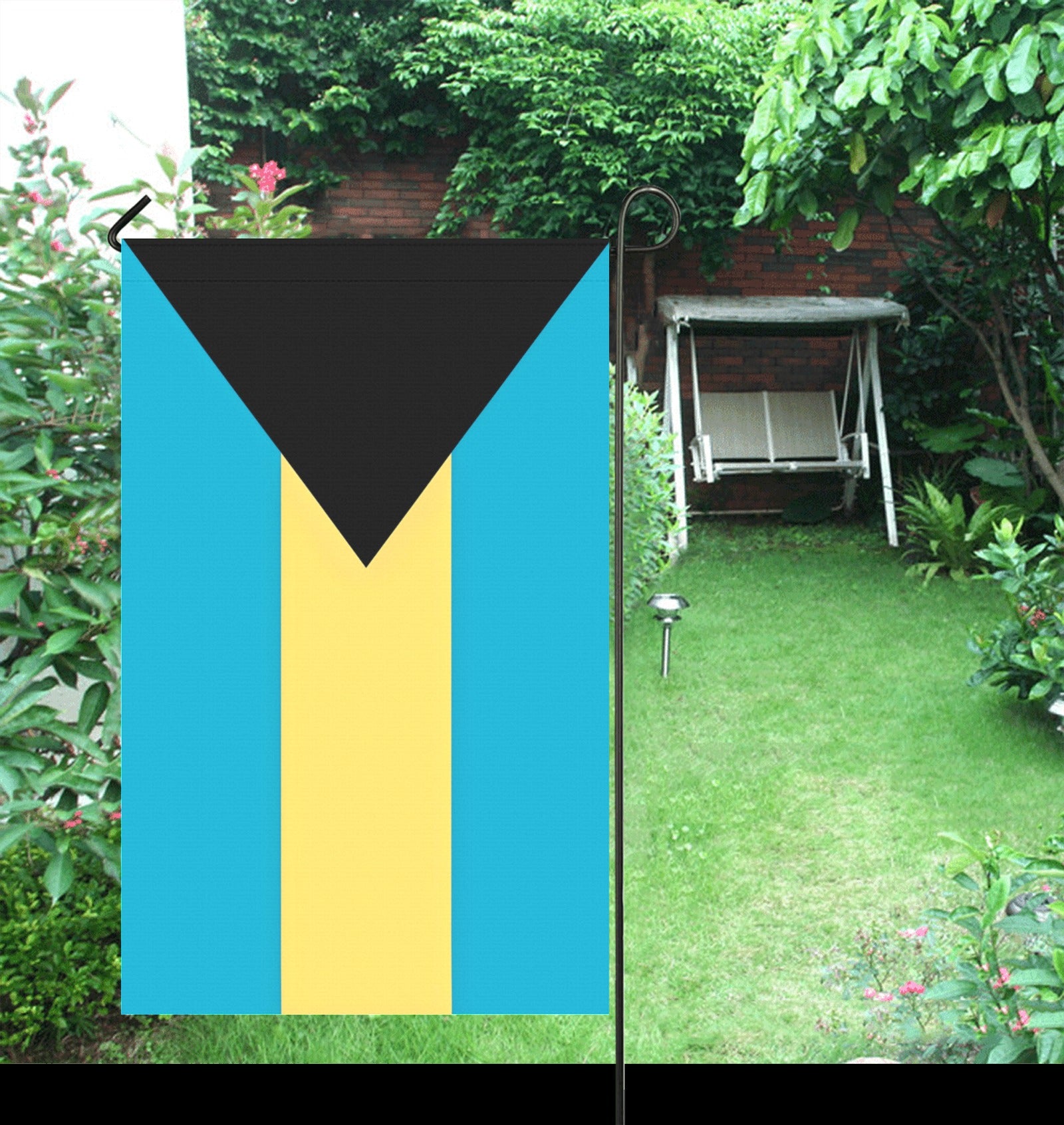 Garden displaying Luv My Flag with vibrant colors.