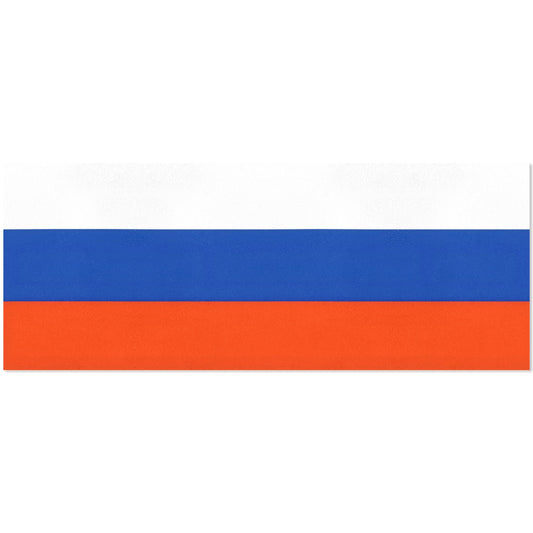 Russia Flag Inspired Custom Gift Wrapping Paper 58"x 22.5" (4 Rolls)