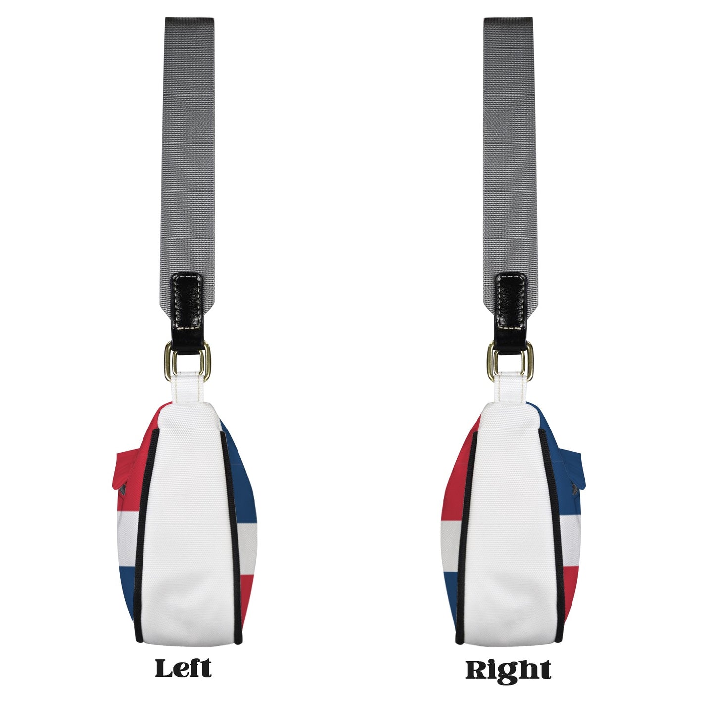 Dominican Republic Flag Inspired Women's Shoulder Bag