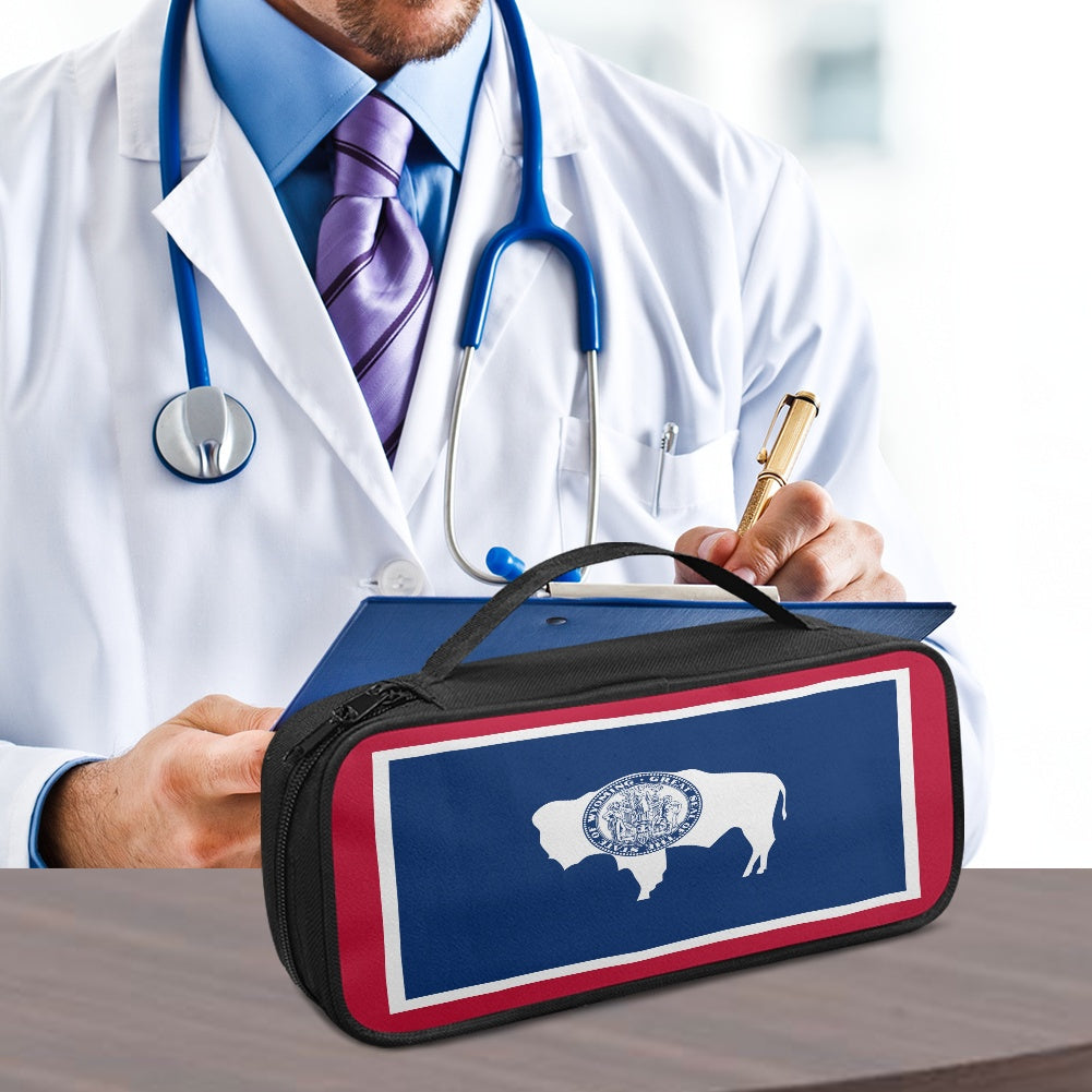 Wyoming Flag Inspired Stethoscope Storage Bag