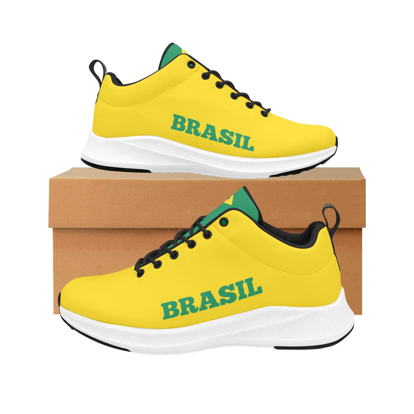 Brazil Flag Inspired Women's Alpha Running Shoes