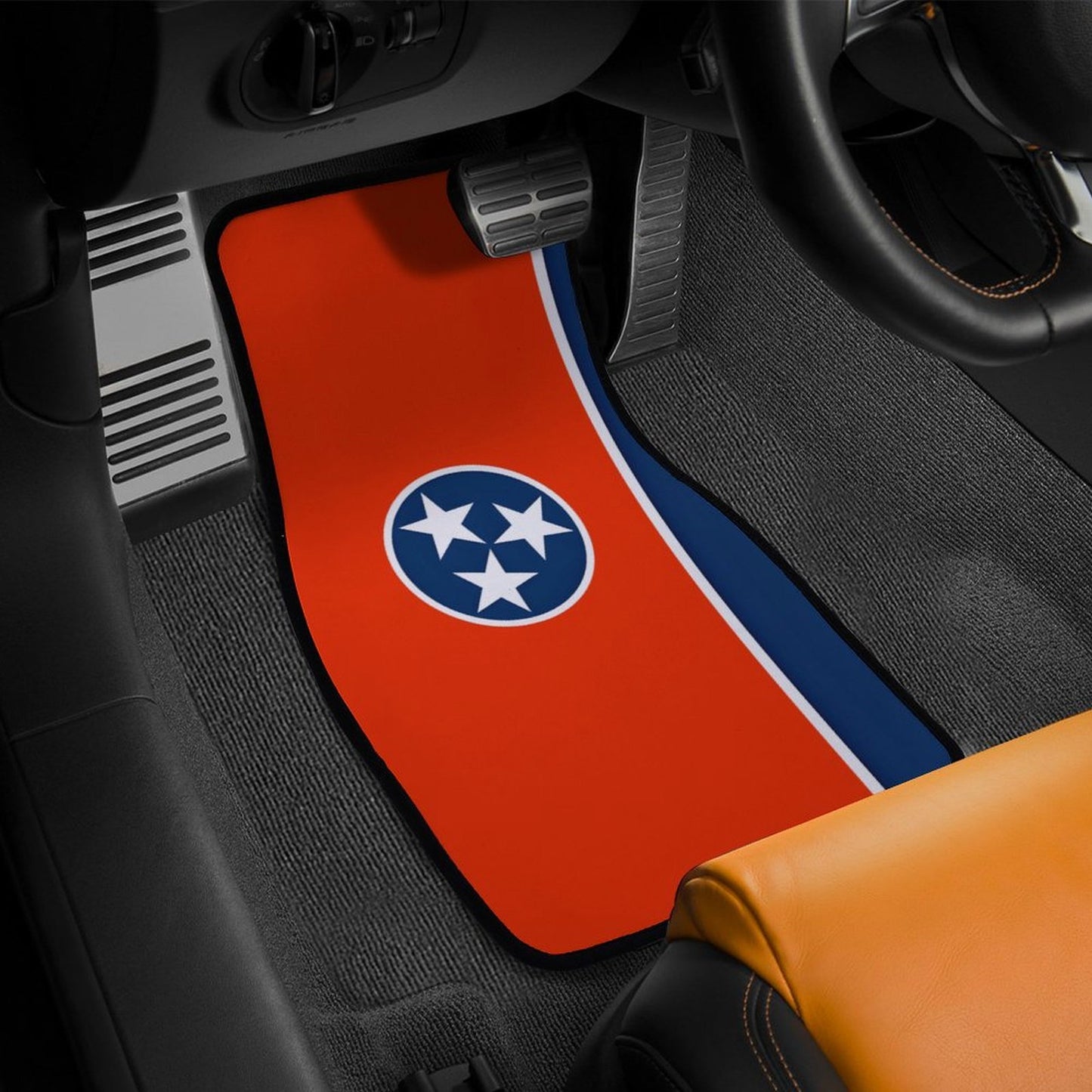 Tennessee Flag Inspired Car Floor Mats(4pcs)