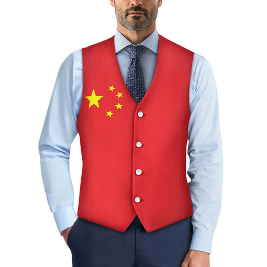 China Flag Suit vest jacket