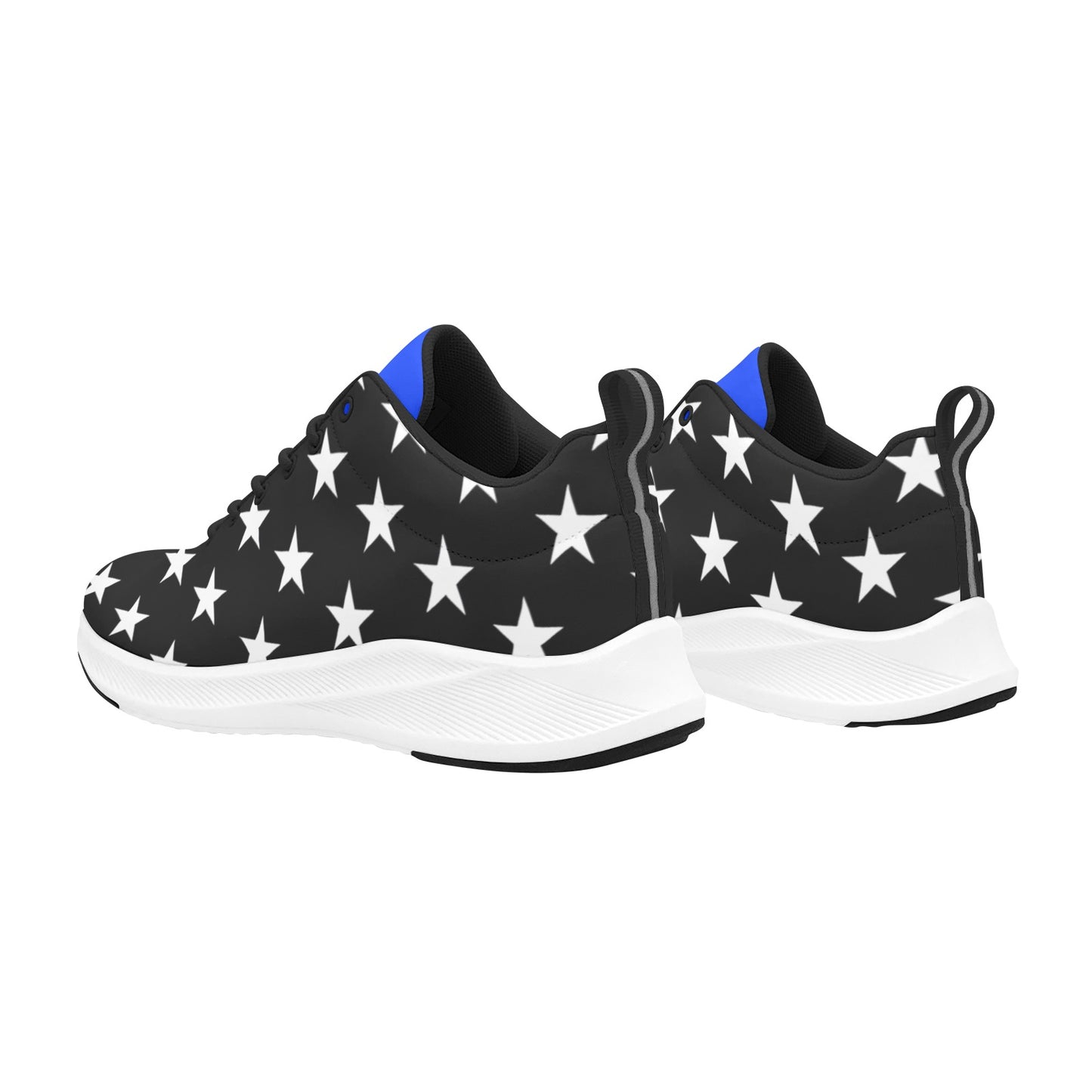 Thin Blue Line Flag Inspired Men's Alpha Running Shoes
