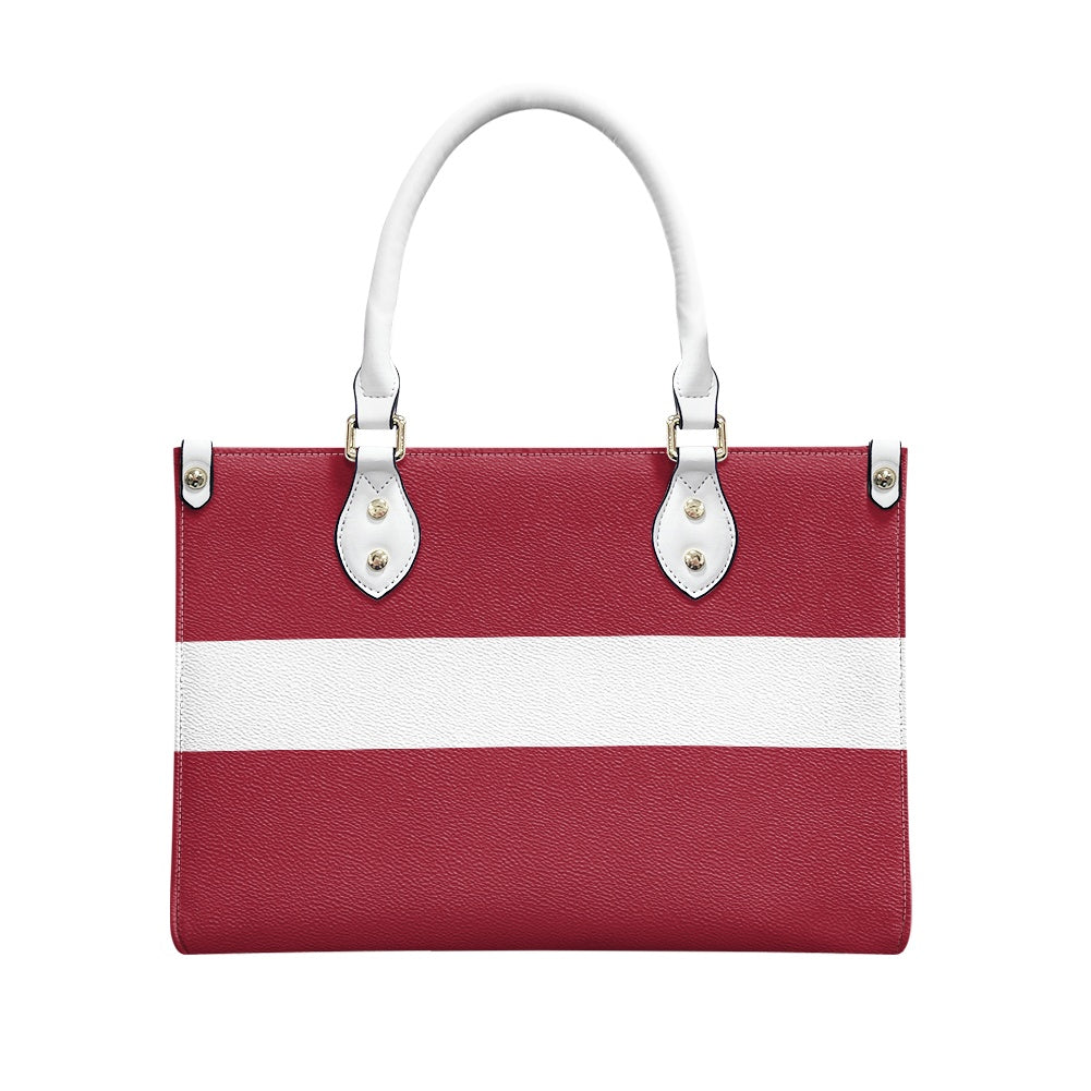 Latvia Flag Purse With Poise – PU Leather Shoulder Handbag for Bold Style - Luv My Flag