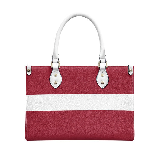 Latvia Flag Purse With Poise – PU Leather Shoulder Handbag for Bold Style - Luv My Flag