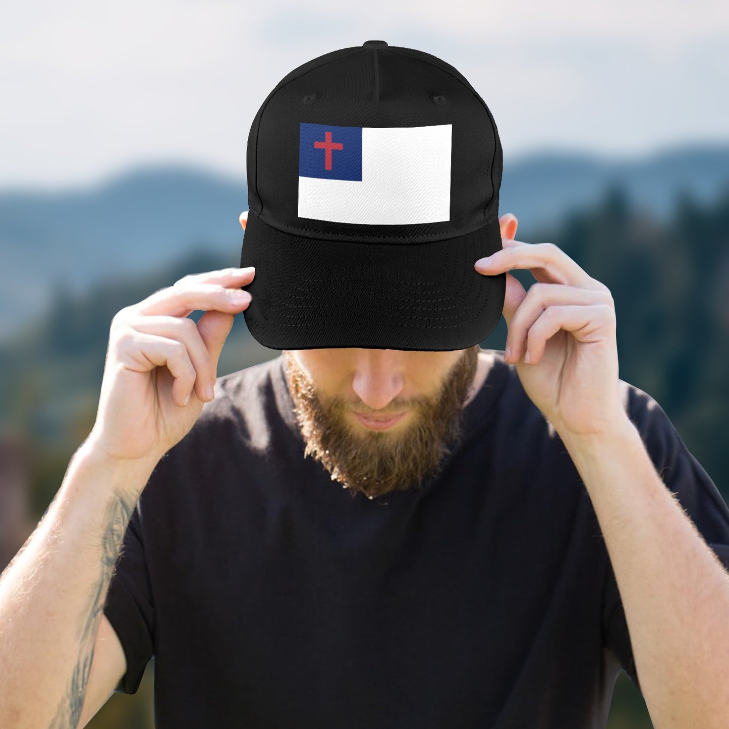 Christian Flag Baseball Cap (Made in USA)
