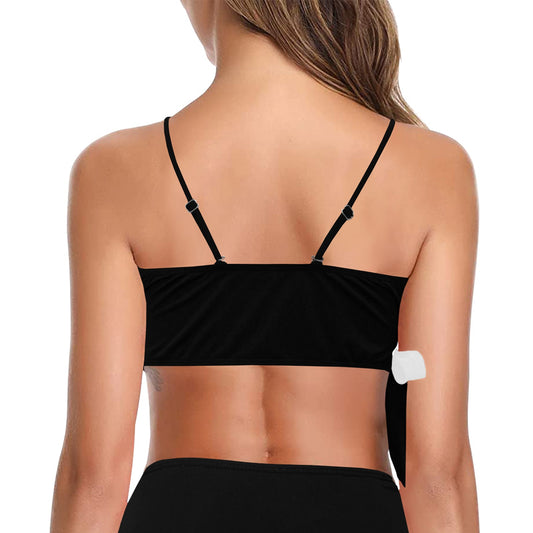 Come and Take It Flag Inspired Knot Side Bikini Top