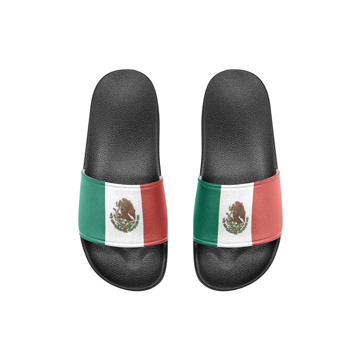 Mexico Flag Inspired Kid's Slide Sandals