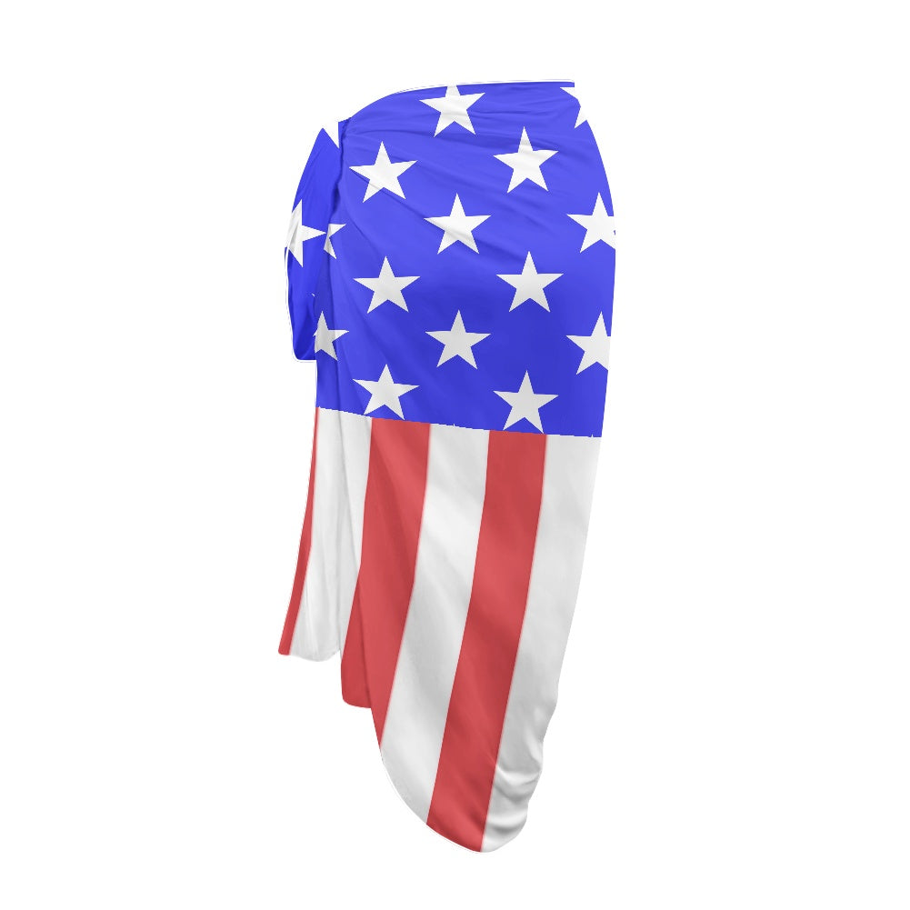 USA/American Flag Inspired Bikini Cover-Up Style-2