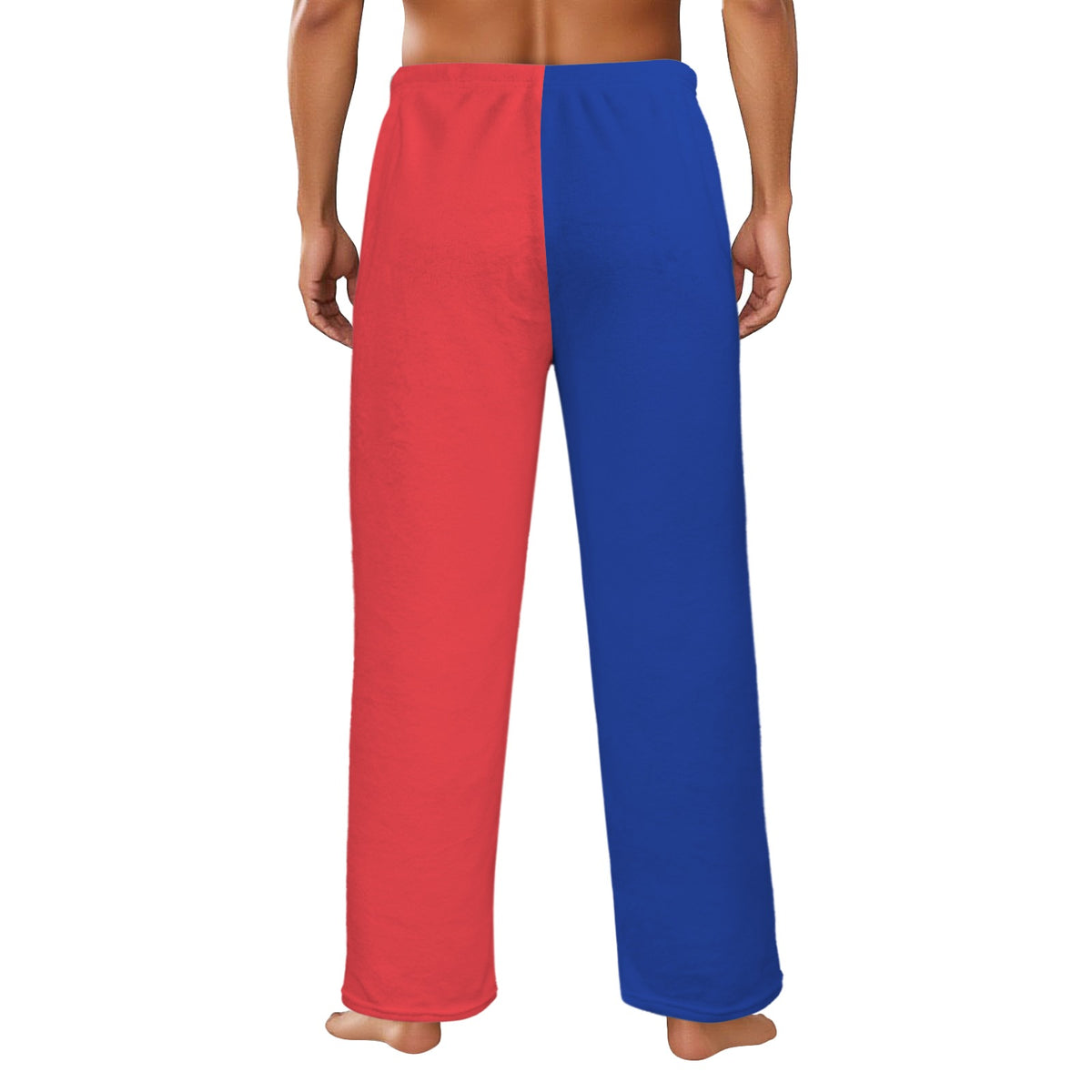 France Flag Inspired Men's Flannel Pajama Trousers Printed in the USA