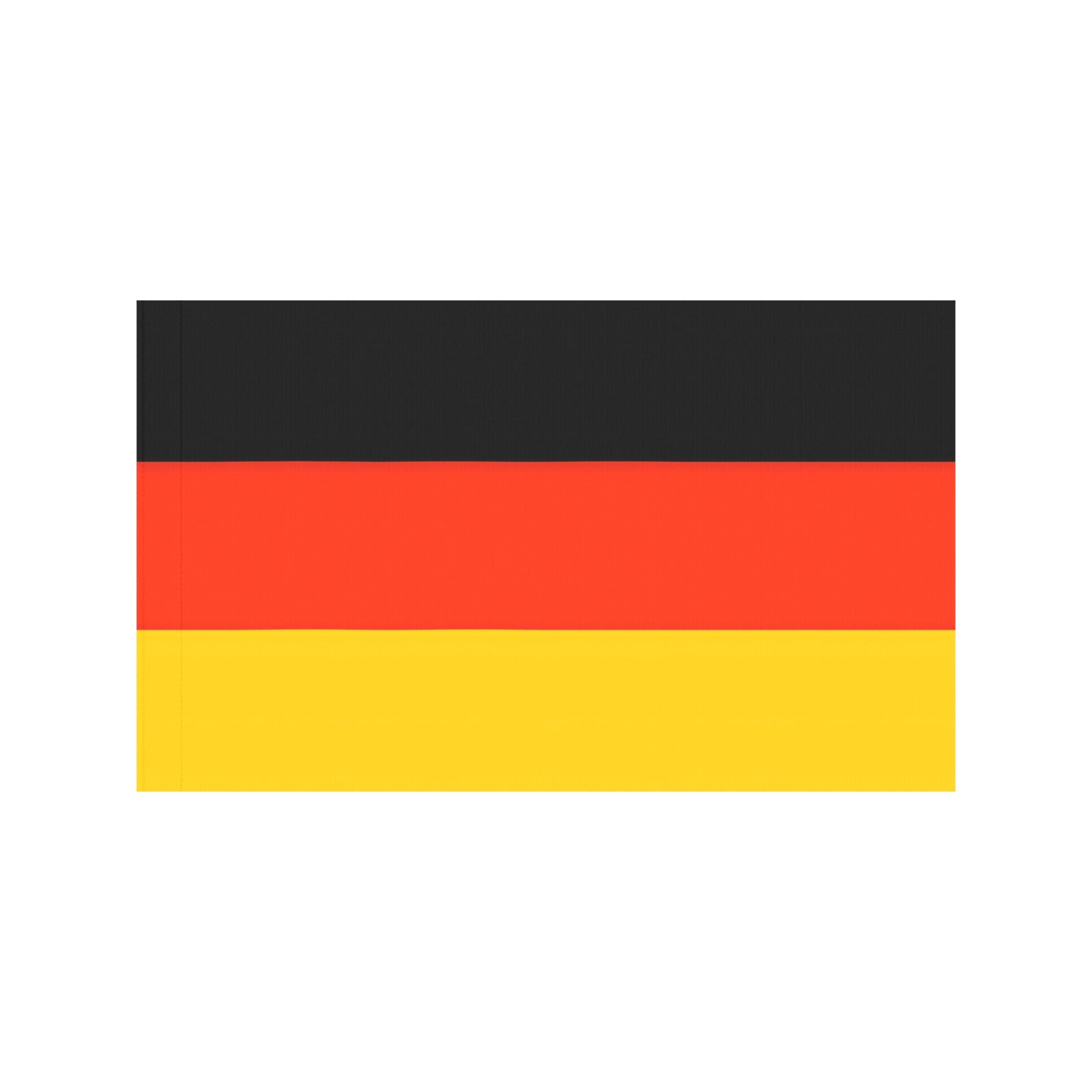 German flag with black, red, yellow stripes. Luv My Flag.