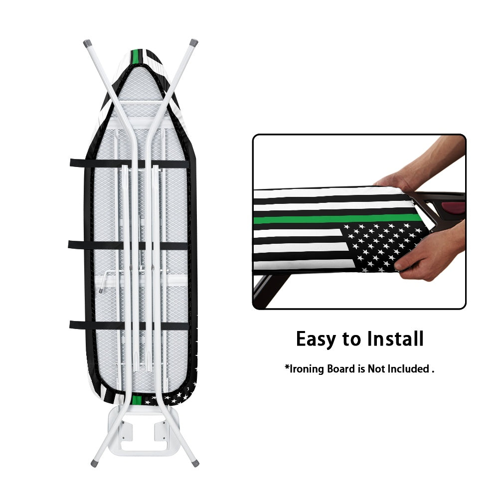 Thin Green Line Flag Ironing Board Cover