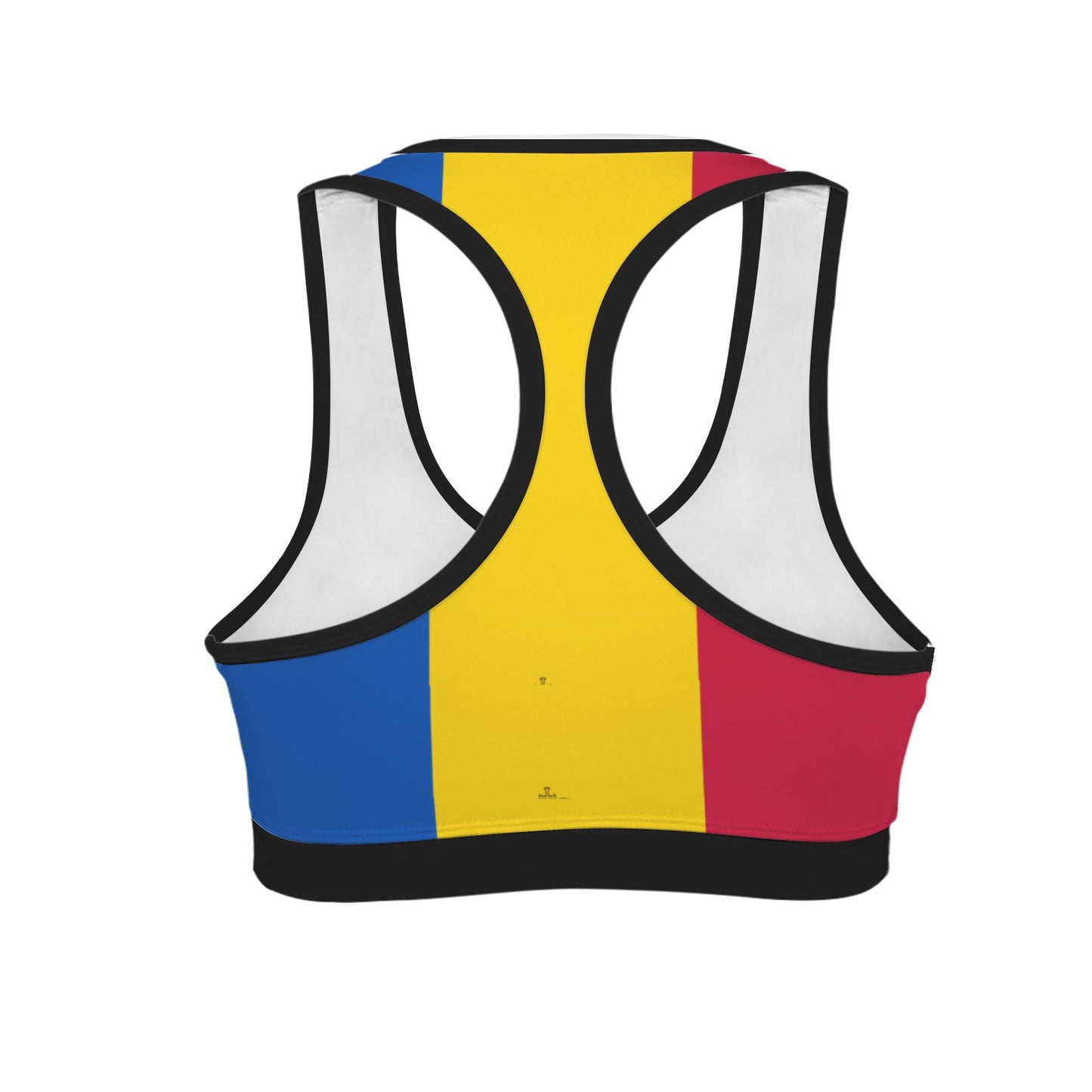 Moldova Flag Racerback Sports Bra
