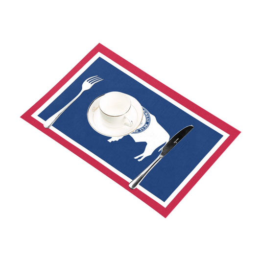 Wyoming Flag Placemats 12" x 18" (Set of 6)