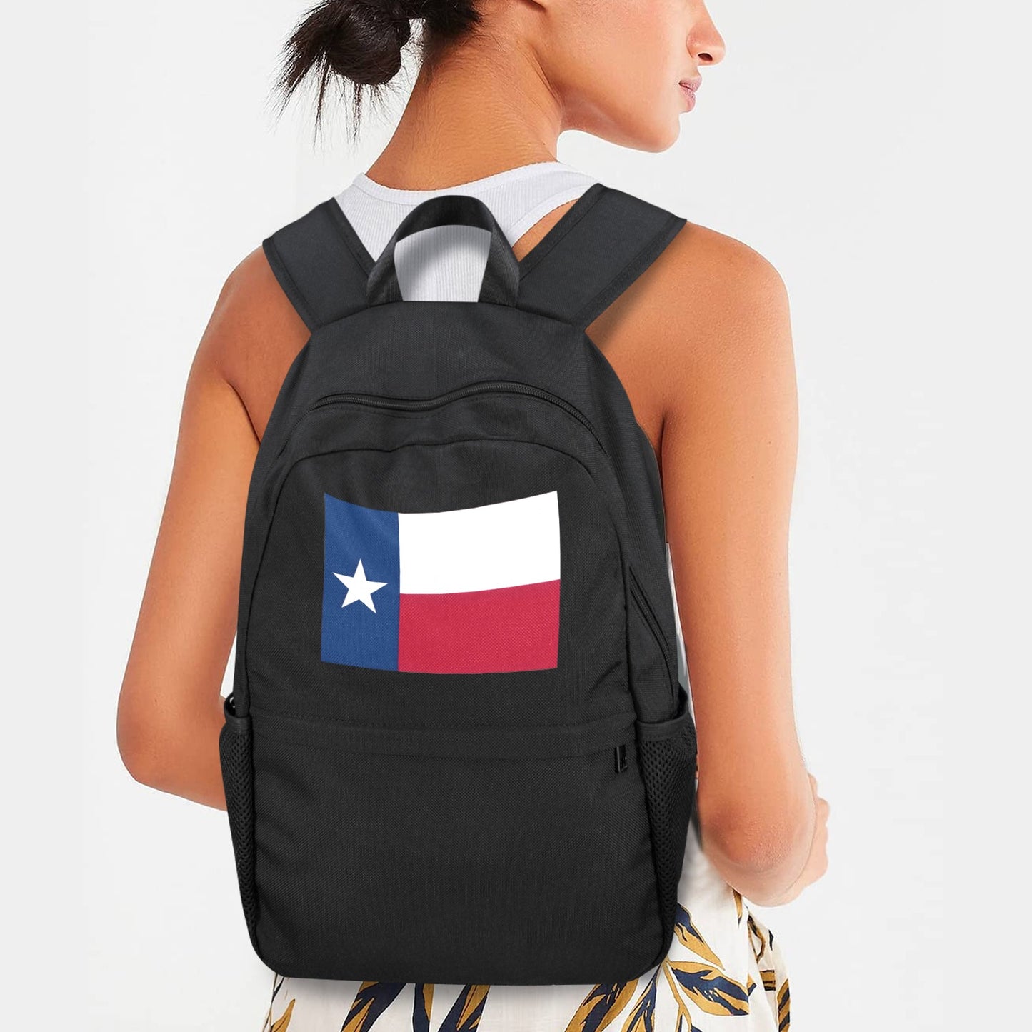 Texas Flag Inspired Casual Backpack Printed in the USA