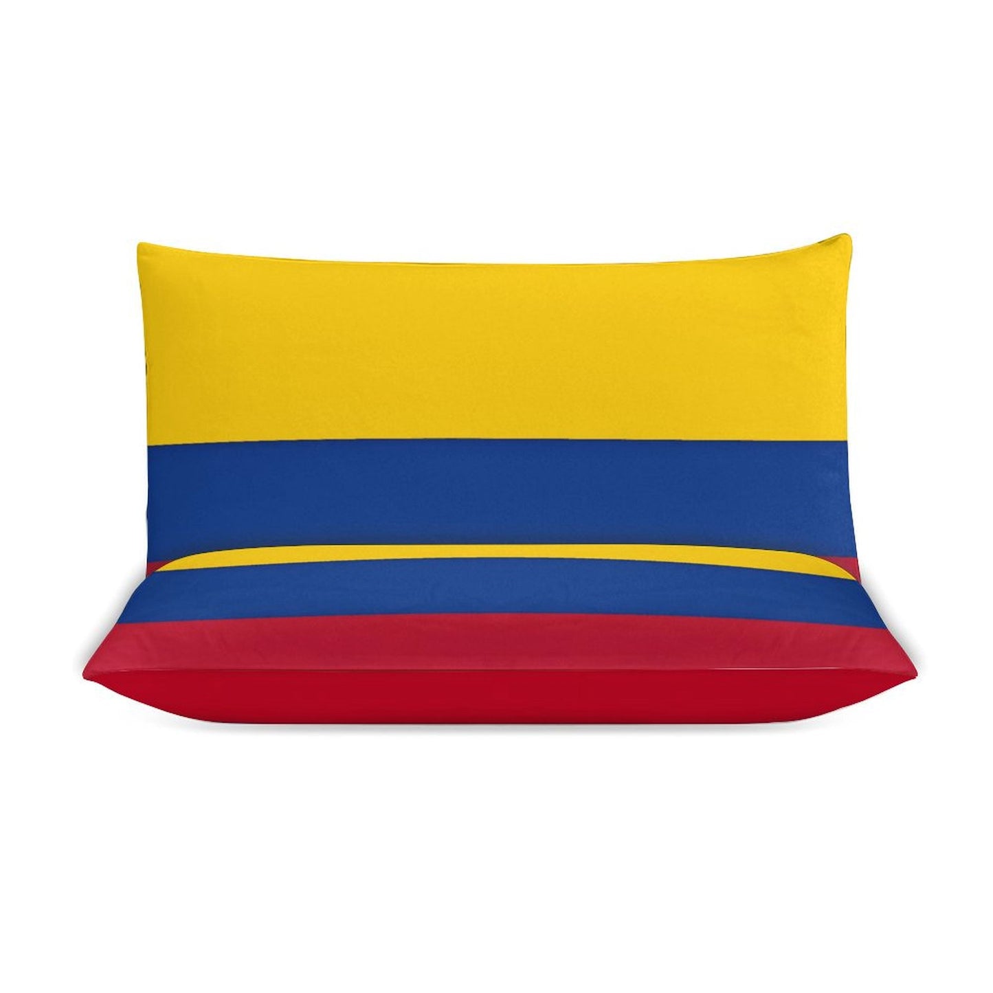 Colombia Flag Inspired 3-Piece Bedding Set (1 Duvet Cover + 2 Pillow Shams) – 102"×90"