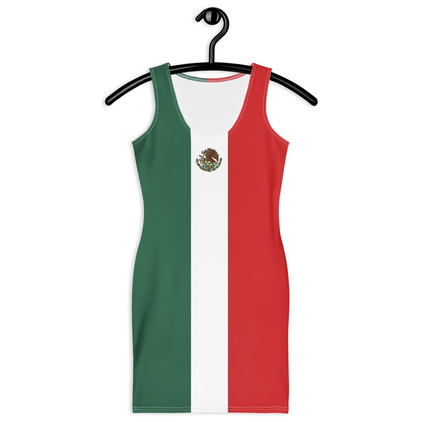 Mexico Flag Inspired Bodycon Dress style-1