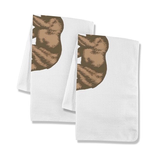 California Flag Inspired Kitchen Towel 40X60cm (Pack of 2) (Made in the USA)