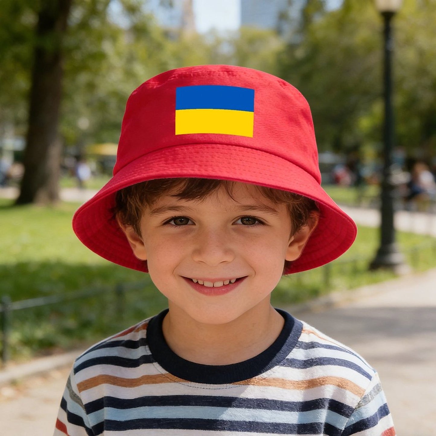 Ukraine Flag Inspired Kids’ Bucket Hat | Ships from USA