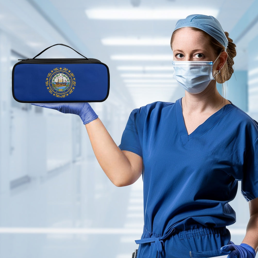 New Hampshire Flag Inspired Stethoscope Storage Bag
